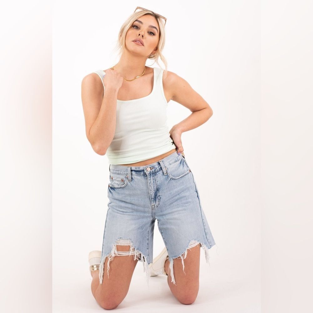 🐚 PISTOLA 🐚 KELLY 90'S SKATER SHORT - NELSON size 29 NEW jean